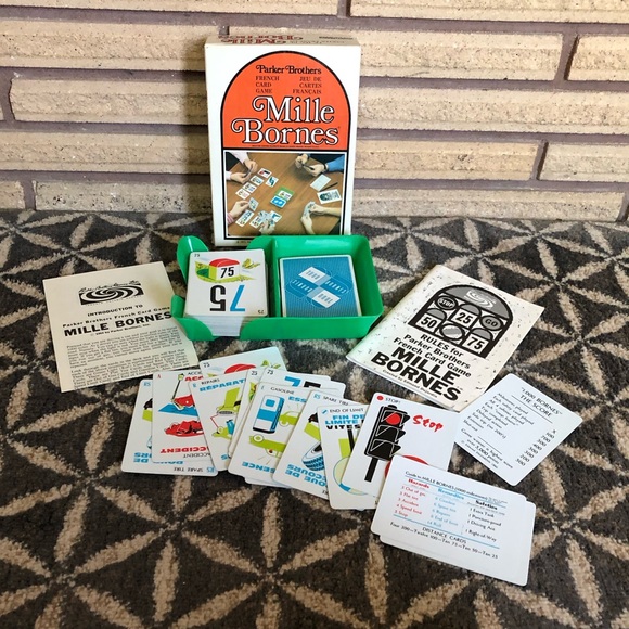 70's Mille Bornes Card Game - 70's Game - French Card Game - French Game - Picture 5 of 9